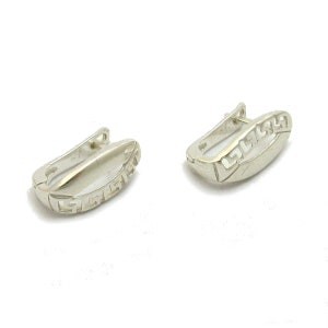 E000701 Stylish sterling silver earrings 925 image 2
