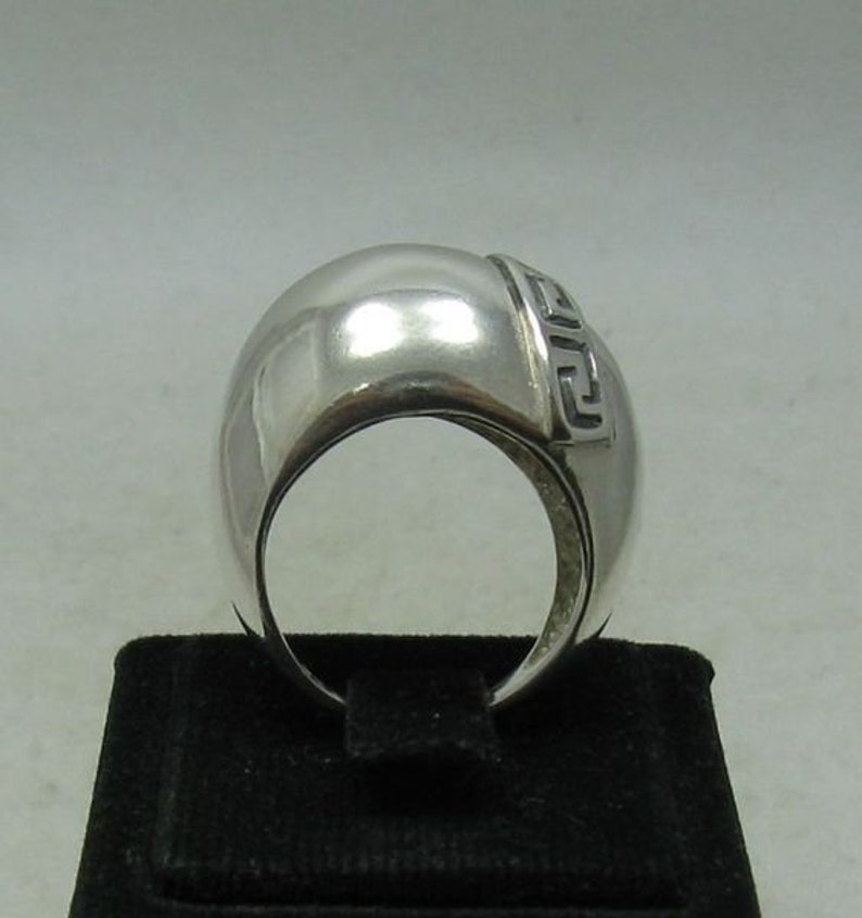 R001093 STERLING SILVER Ring Solid 925 Meander image 3