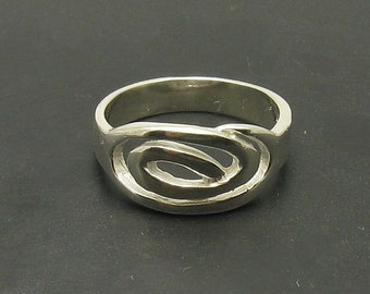 925 SILBER RING R000860 Spirale