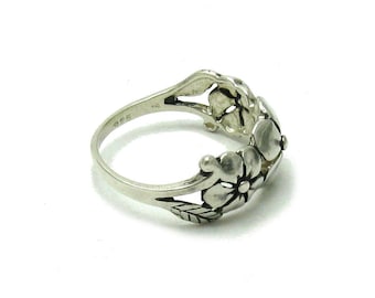 925 SILBER RING R001490   Blume