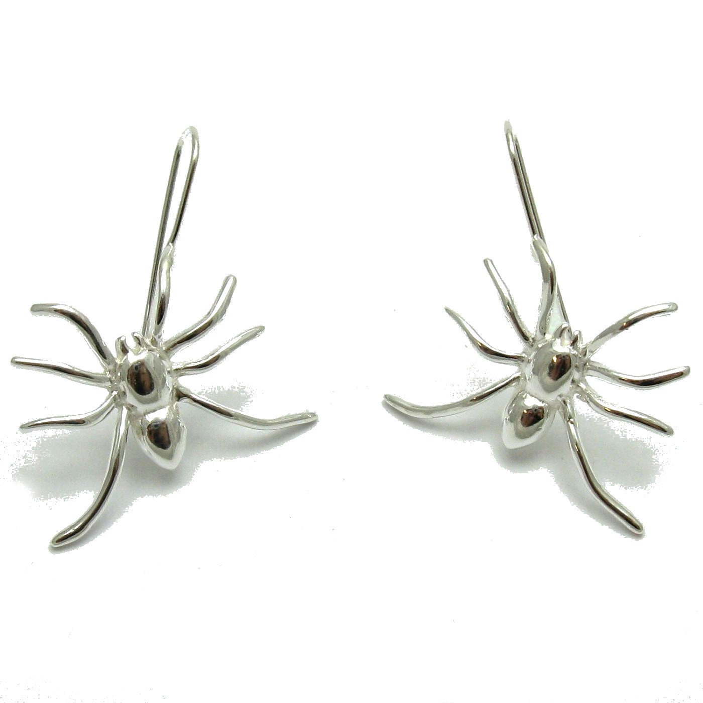 【イギリス購入☆Vintage】Spider earring SILVER刻印有 Sterling Silver Spider Earrings - Etsy