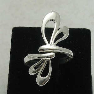 R000379 STERLING SILVER Ring 925 Dragonfly