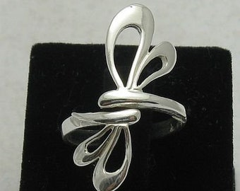 R000379 STERLING ZILVEREN Ring 925 Dragonfly