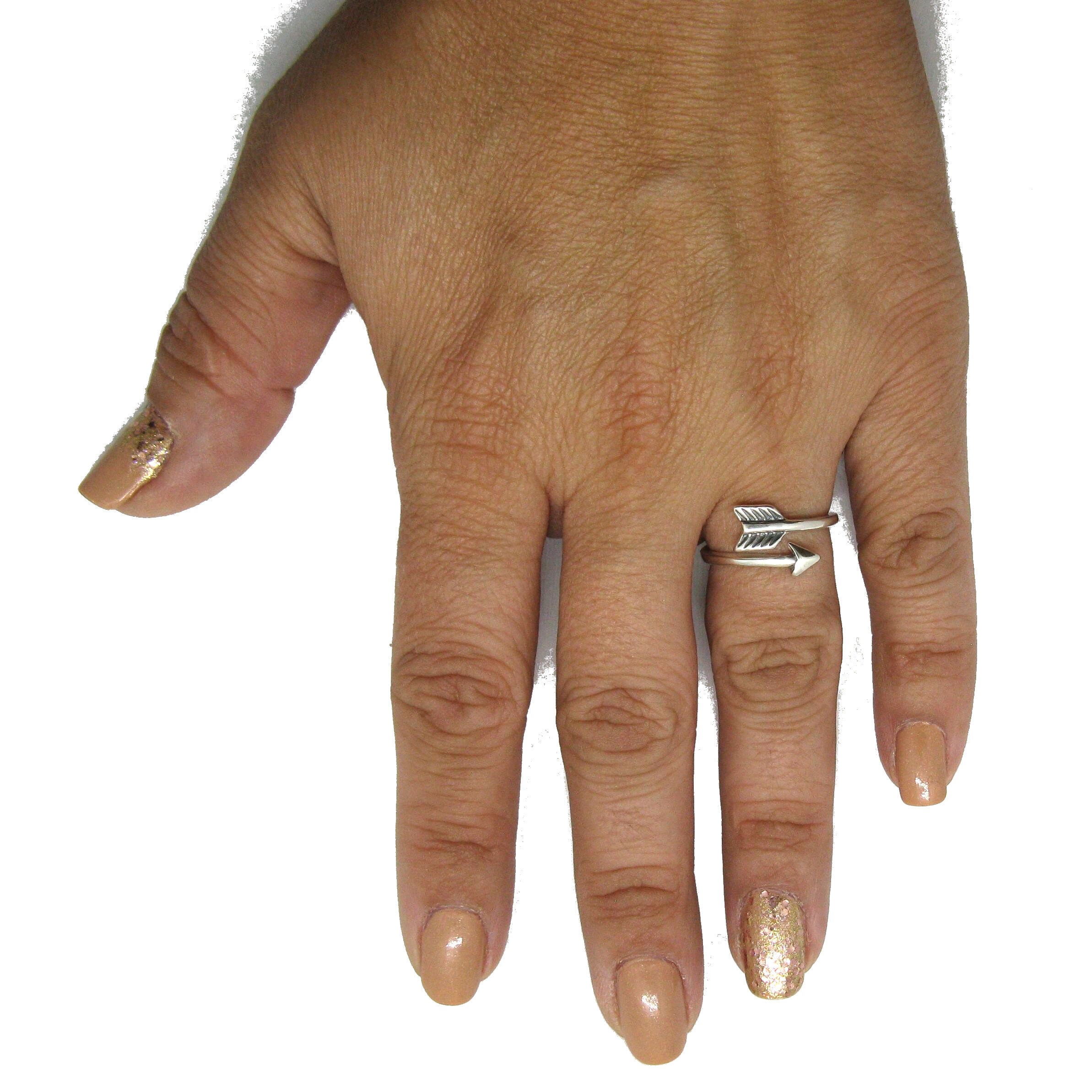 Sterling Silver Ring Stamped 925 Arrow Nickel Free - Etsy