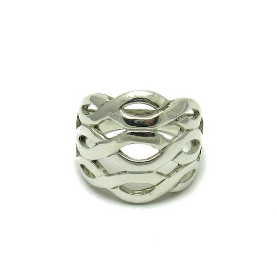 GENUINE STERLING SILVER RING SOLID 925 EMPRESS R000124