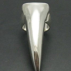 R000787 STERLING SILVER Ring Solid 925 Claw