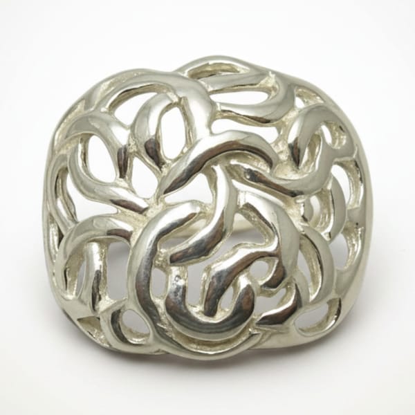Stylish Sterling Silver Ring Solid Genuine Stamped 925