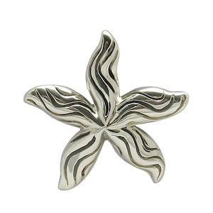 Sterling Silber Anhänger Sea Star Big Solid Echte gestempelt 925 Nickel frei