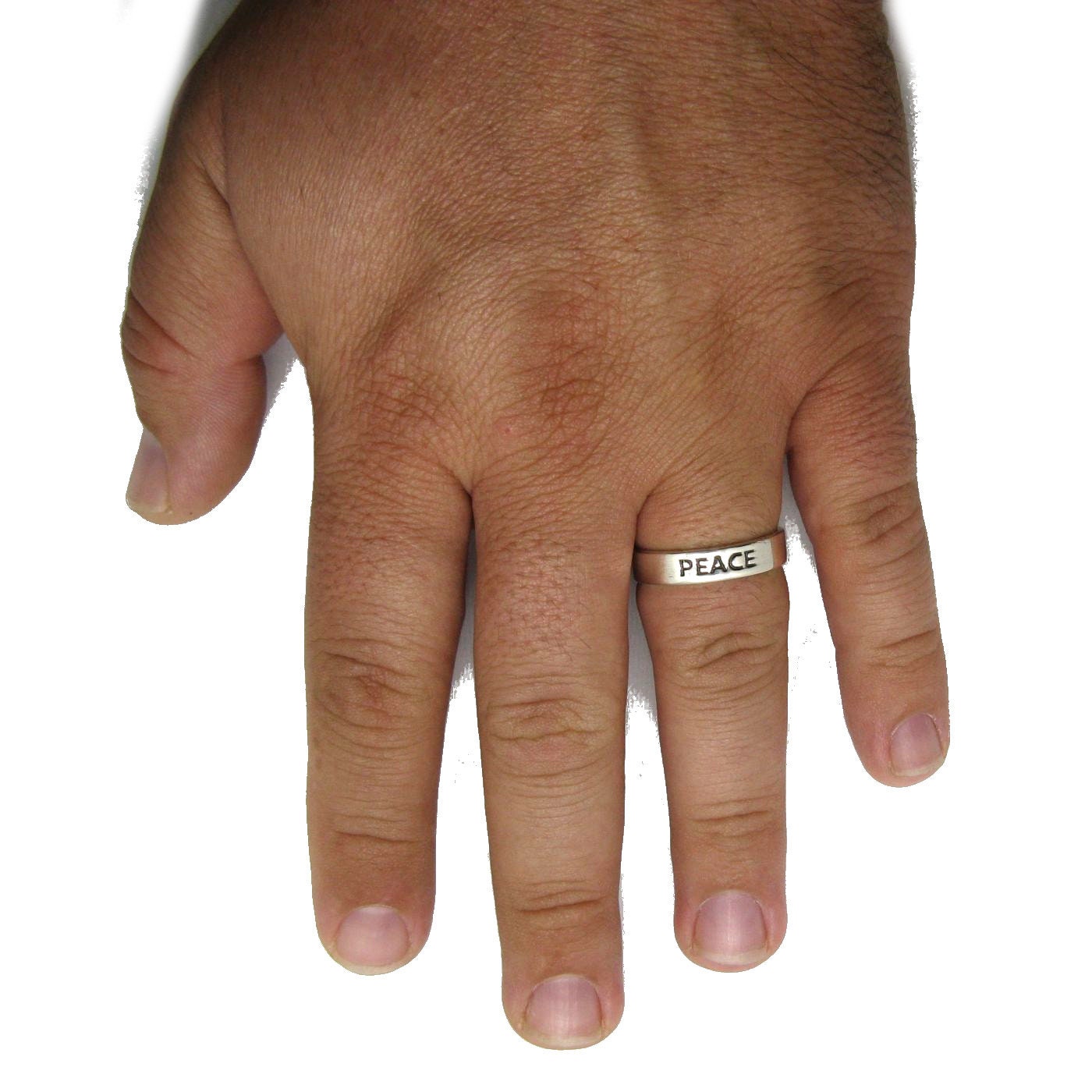 Amazon.com: 925 Sterling Silver Ring, Peace Ring, Spinner