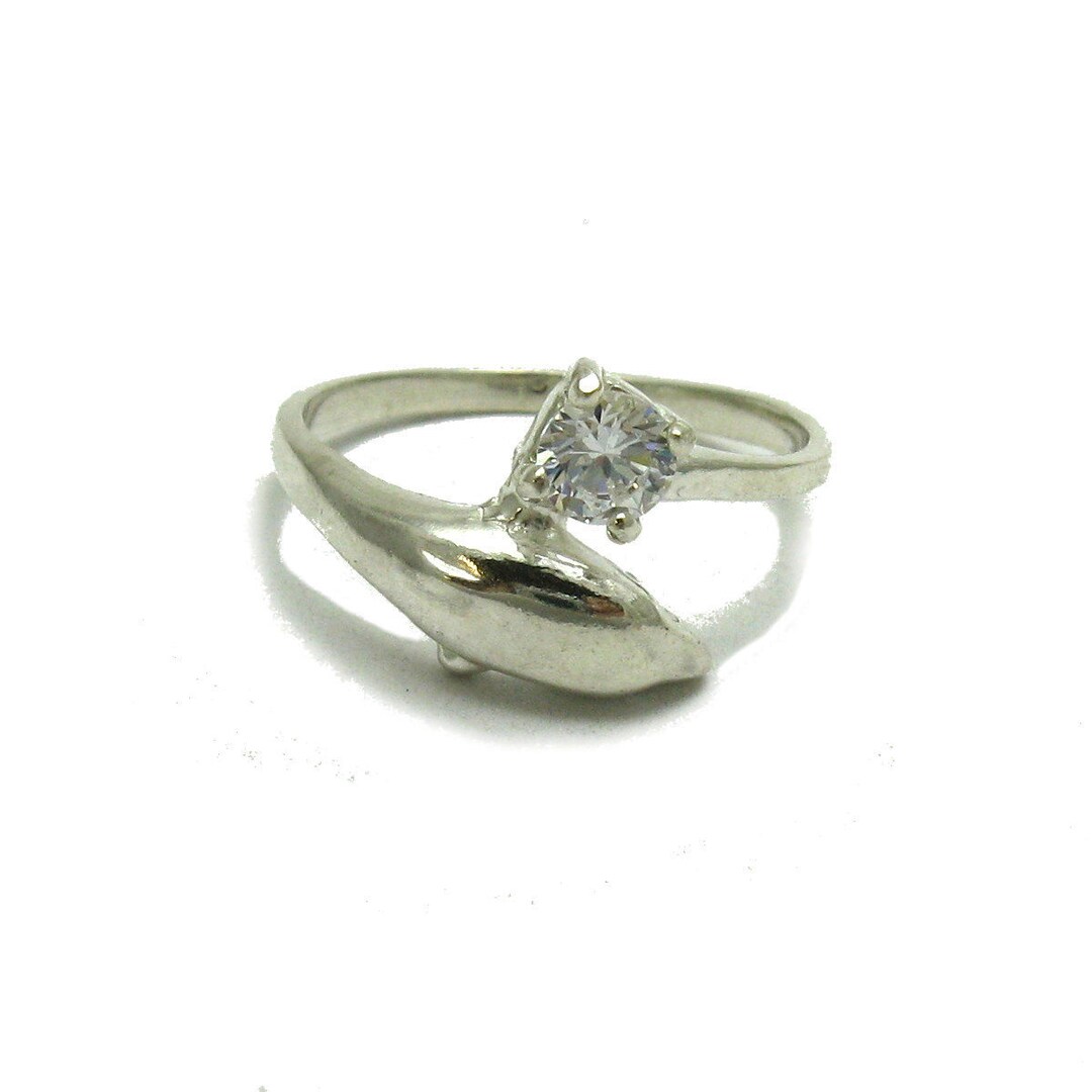 Bague Dauphin En Argent 925 - Taille 54, 4.76g - Occasion, Origine France