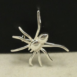 A000013 STERLING SILVER Brooch Solid 925 Spider image 1