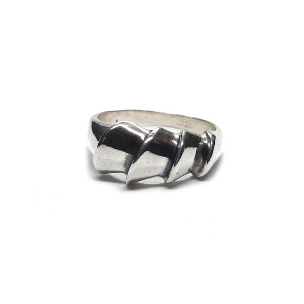 Elegant Sterling Silver Ring Genuine Solid Hallmarked 925 Nickel Free
