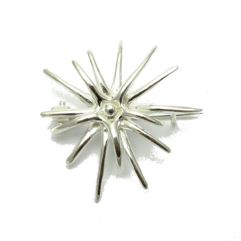 A000085 Sterling Silver Brooch 925 image 1