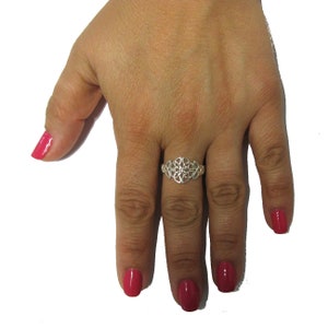 R001778 Bague celtique en argent 925 image 4