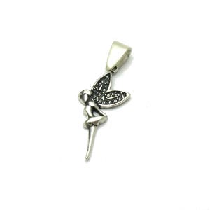 Sterling silver pendant charm hallmarked 925 Fairy nickel free