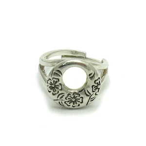 R001443 Sterling Silver  Ring Solid 925 Adjustable
