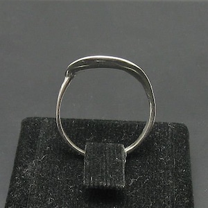 R000100 Plain STERLING SILVER Ring Solid 925 image 2