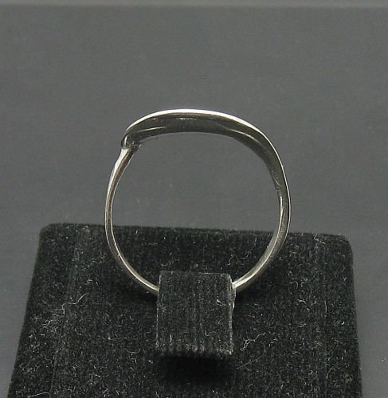 R000100 Plain STERLING SILVER Ring Solid 925 image 2