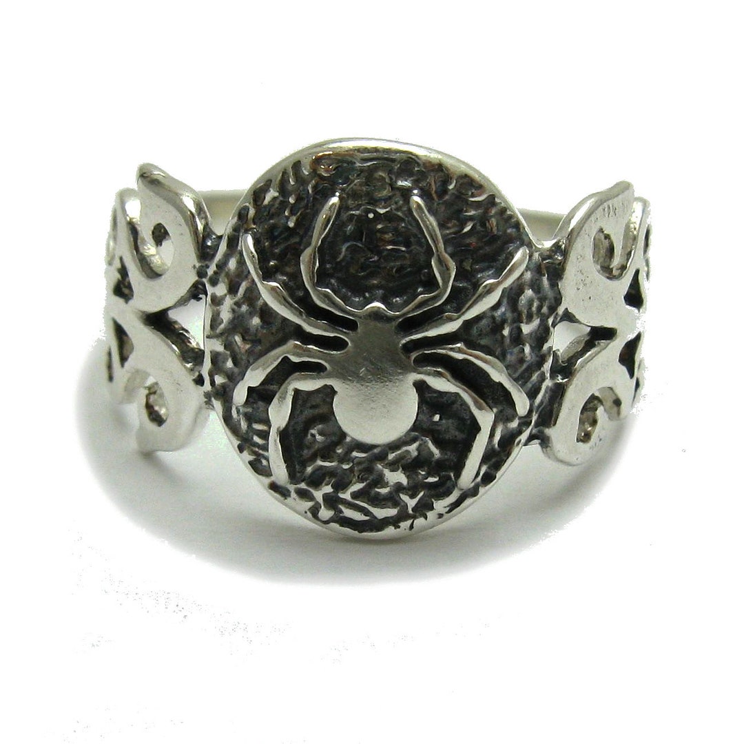 R000849 Sterling Silver Ring Solid 925 Spider - Etsy