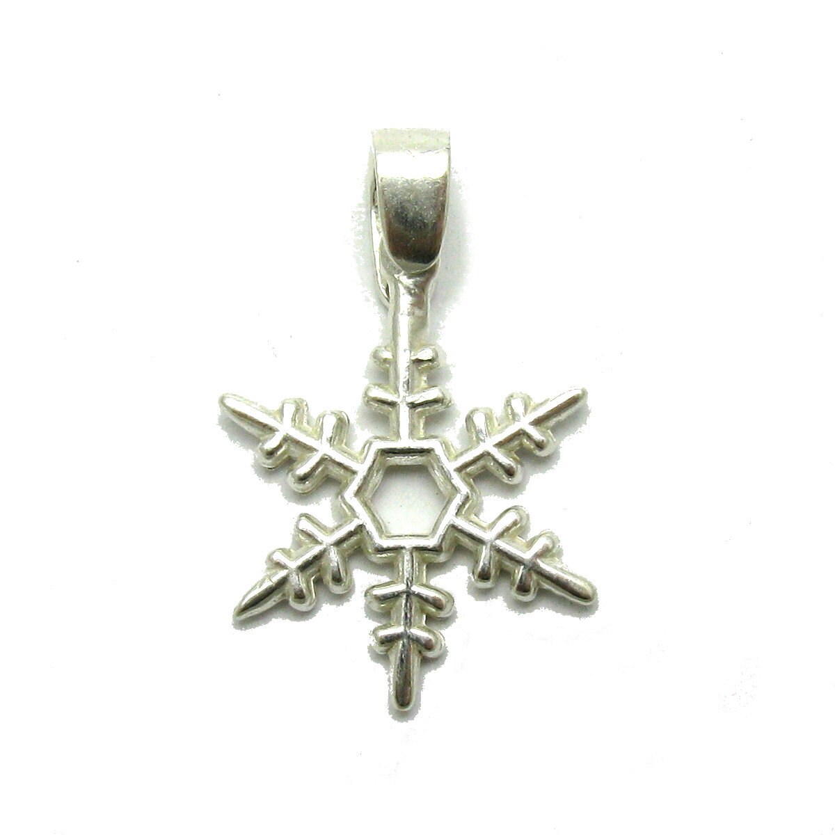 Sterling Silver Pendant Charm Hallmarked 925 Snowflake - Etsy