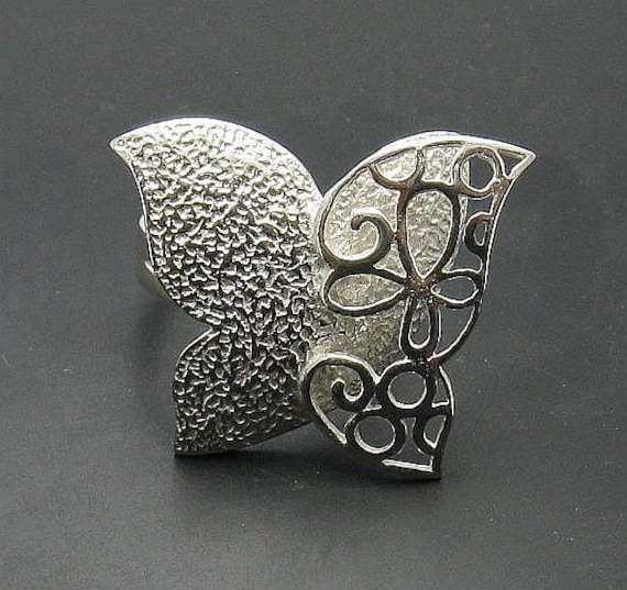 Emmiol Spedizione Gratua 2026 Anello Aperto Con Strass Farfalla Fata Argento ONE SIZE Di Anelli Nel Negozio Online. | EMMIOL - Foto 9