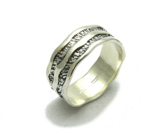 R000043 Sterling Silver Ring  Band Solid  925