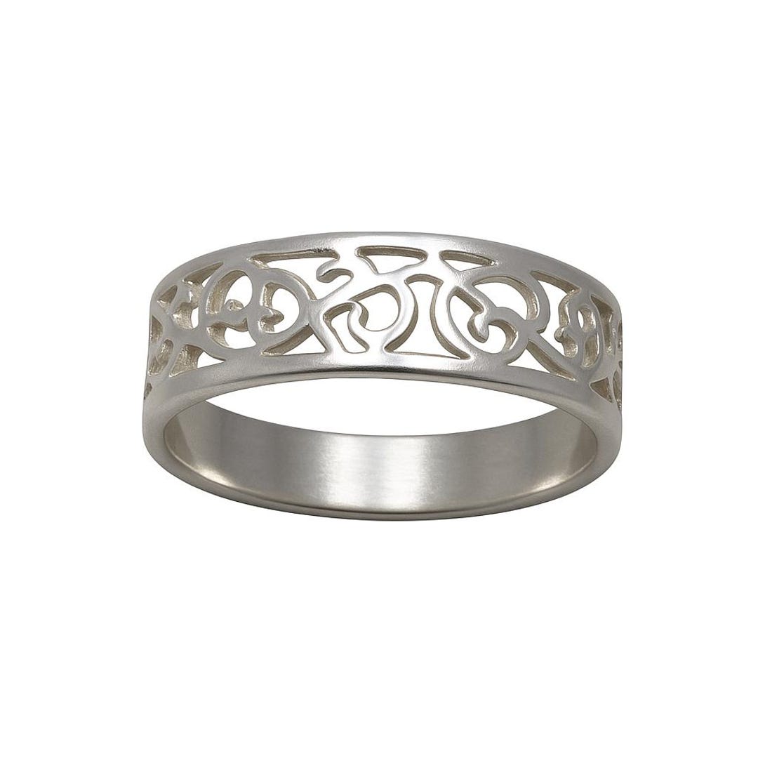 専用商品 Sterling Silver Filigree Ring Band 5mm Solid 925 Nickel Free