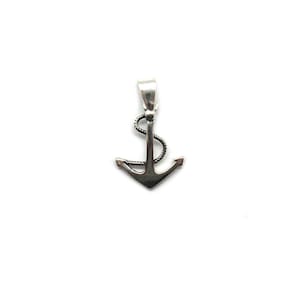 Kleiner Sterling Silber Anhänger 925 Anker
