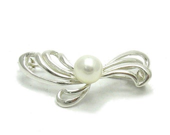 A000037 STERLING SILVER Brooch Solid 925 Flower