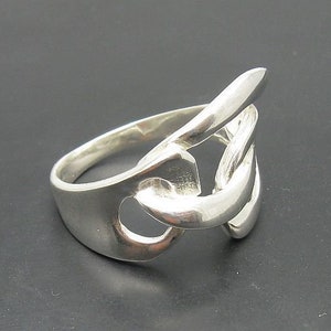 R000889 Sterling Silver Ring Solid 925 image 3