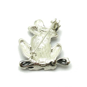 A000064 Broche Argent Massif 925 grenouille image 2
