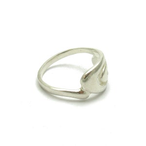 R000373 Sterling silver ring spiral Solid 925 zdjęcie 3