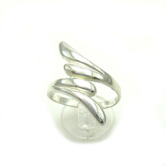 Anello Argento Sterling Fatto A Mano Originale Solido - Foto 6