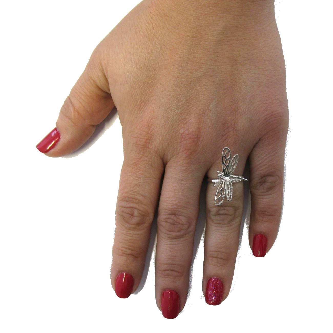 Anello fascia in argento 925 Anello con pietra Labradorite | ANELLI AR