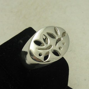 R000898 Sterling Silver Ring Solid 925 Dragonfly image 2