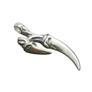 Sterling Silver Pendant Claw Solid Stamped 925 Nickel Free