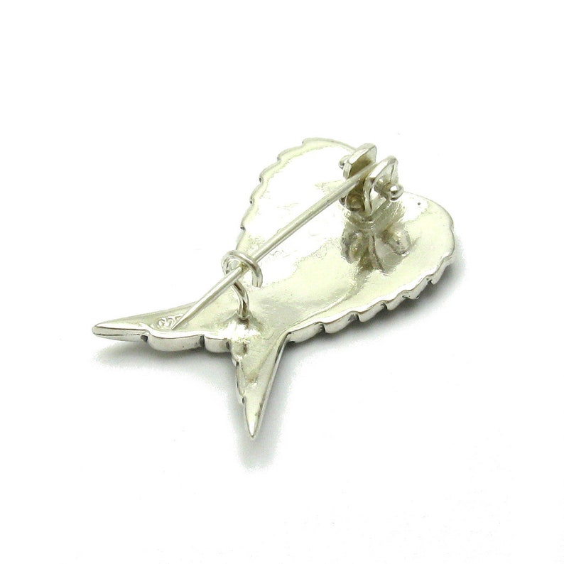 A000065 Broche Argent Massif 925 ailes d'ange image 2