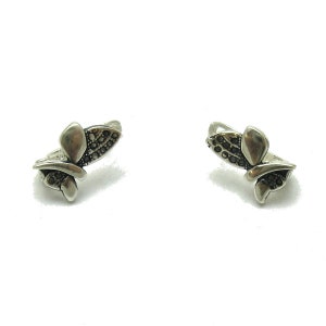 E000618 Sterling silver earrings 925 dragonfly image 1