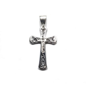 Genuine Sterling Silver Religious Pendant Cross Hallmarked 925 - Etsy