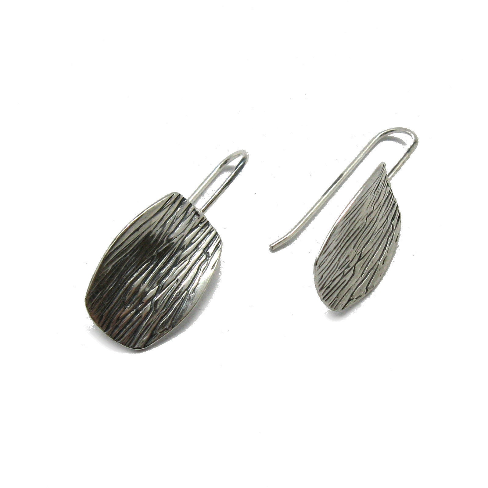 Sterling Silver Earrings on Hook Solid Hallmarked 925 Nickel