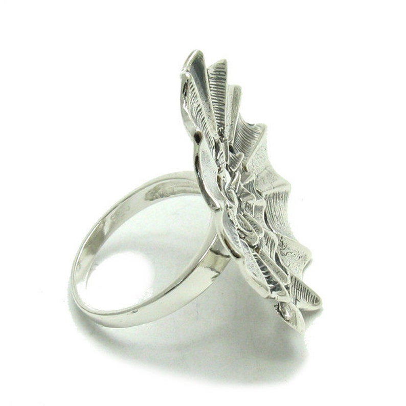 R001442 Bague Argent Massif 925 Spirale image 3