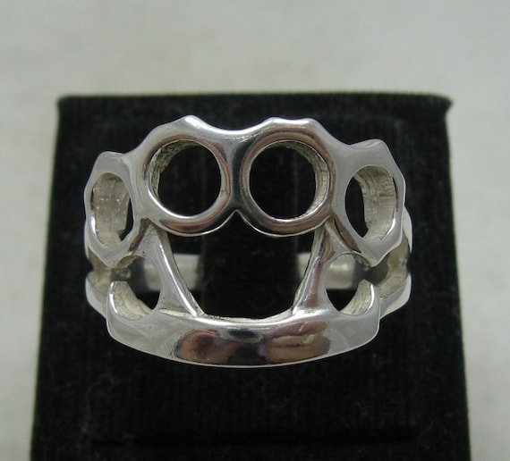Anello A Forma Di Pugno/Anello In Argento Sterling 925/Gioiello - Foto 2