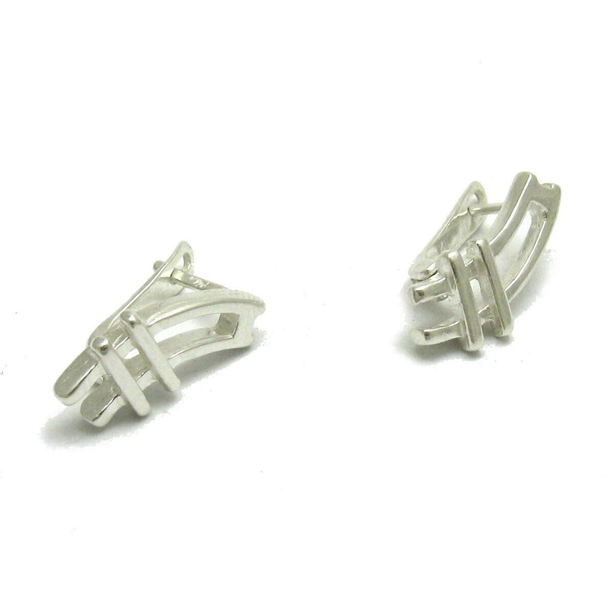 E000648 Stylish Sterling Silver Earrings 925 - Etsy