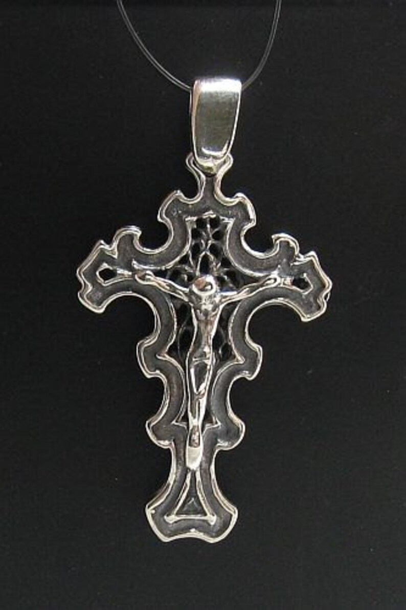 PE000693 Sterling silver religious pendant solid 925 Etsy
