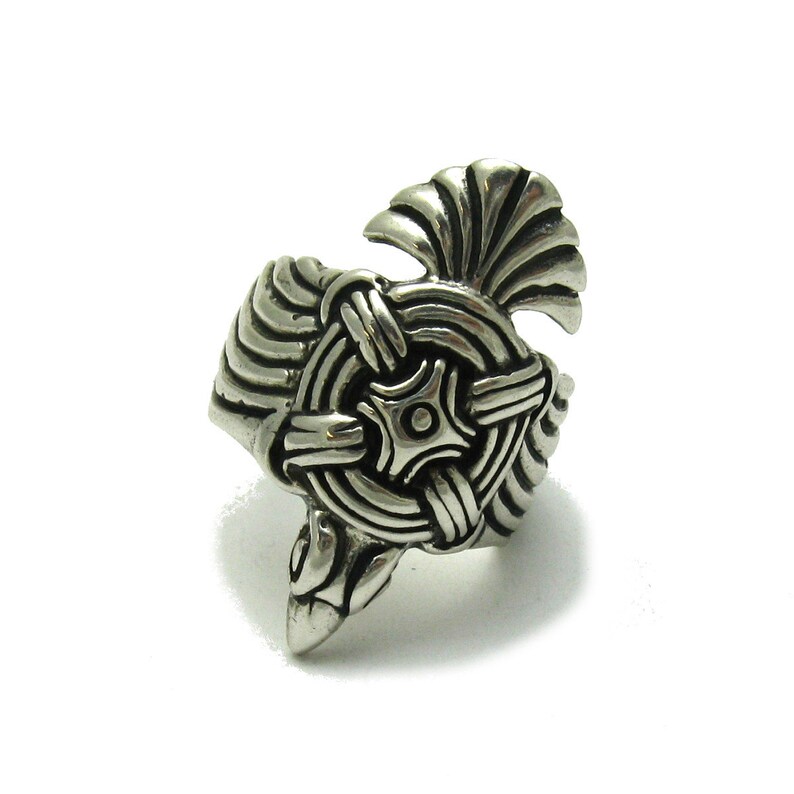 R001621 STERLING SILVER Ring Solid 925 Eagle image 1