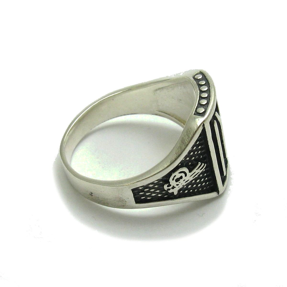 R001720 Sterling silver men ring solid 925 symbol IYI Etsy