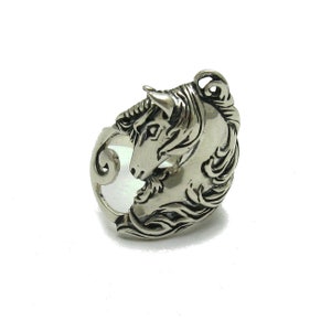 R000813 Sterling Silver  Ring Solid 925 Horse