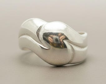 Plain Sterling Silver Ring Solid Stamped 925 Nickel Free