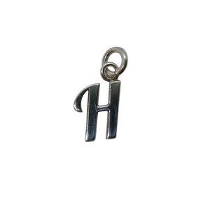 Hängsmycke i sterlingsilver med stämplad bokstav H i 925, nickelfri