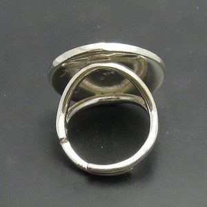 R000766 Sterling Silver Ring Solid 925 Spiral image 4